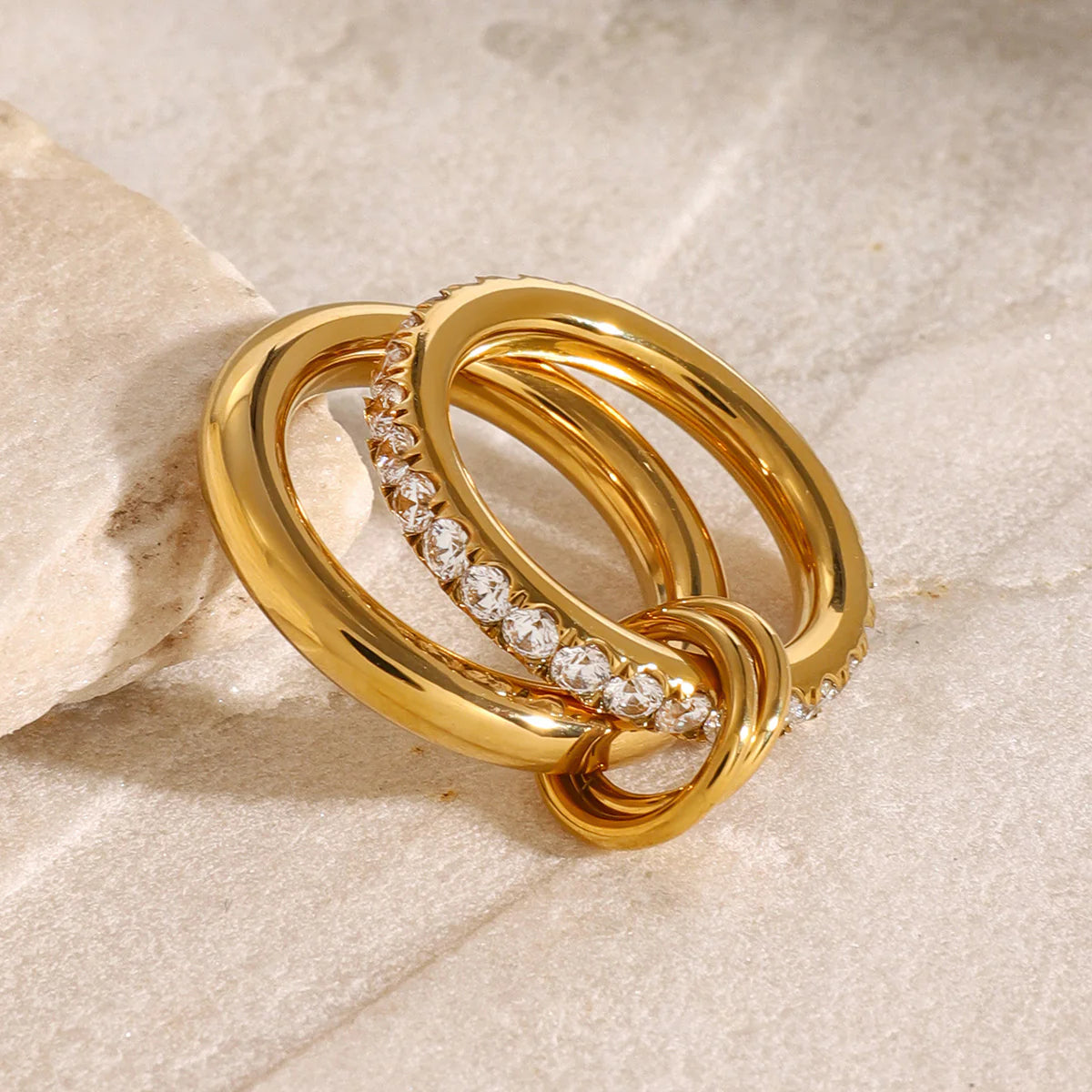 Velour Double Ring