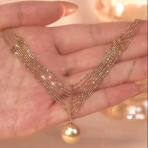 Liora Necklace | 24k Gold Plated