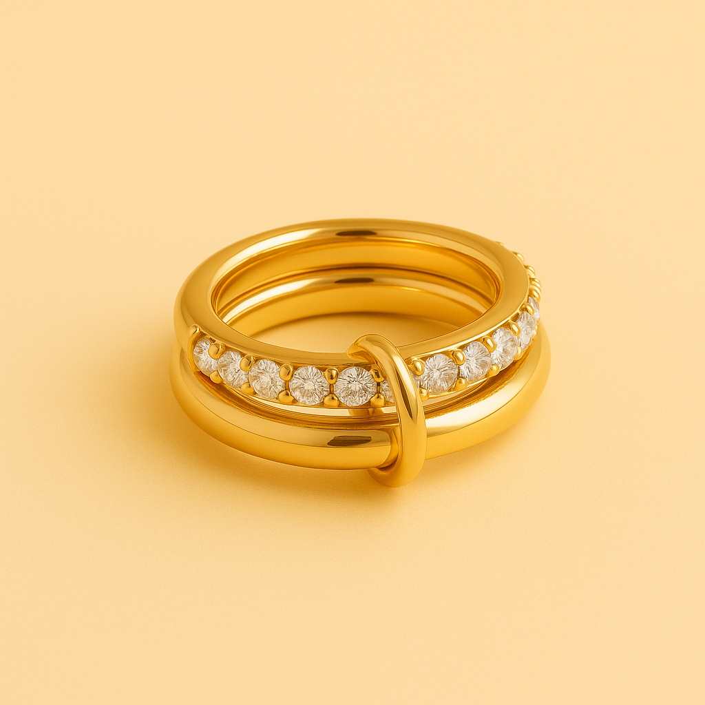 Velour Double Ring