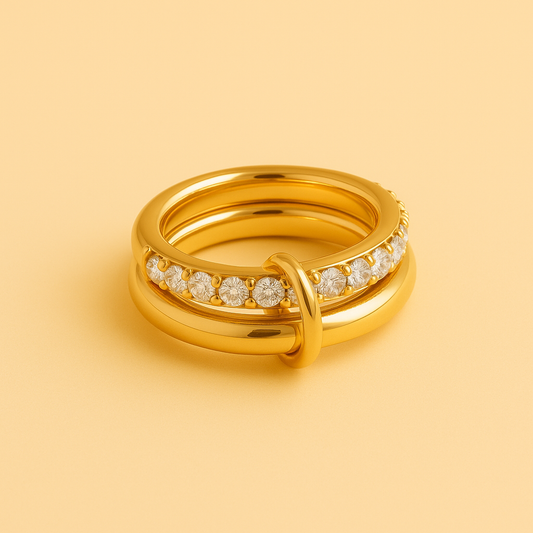 Velour Double Ring