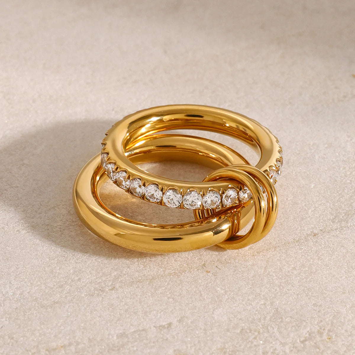 Velour Double Ring