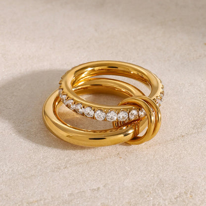 Velour Double Ring