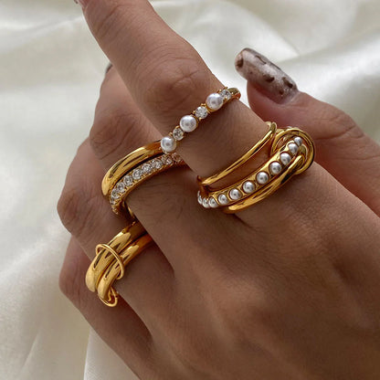 Velour Double Ring