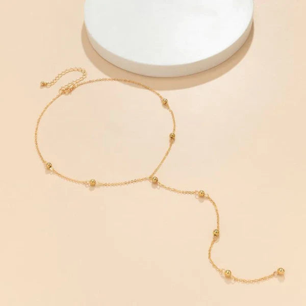 Timeless and refined Éthéral Necklace in high-quality gold plating